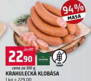 KRAHULECKÁ KLOBÁSA 100 g