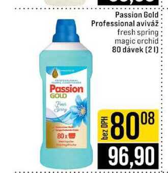 Passion Gold Professional aviváž fresh spring magic orchid 80 dávek 2l