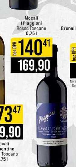 Mocali I Piaggioni Rosso Toscano 0,75l