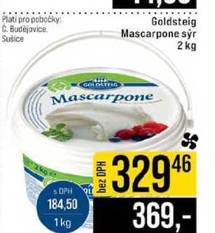 Goldsteig Mascarpone sýr 2 kg 