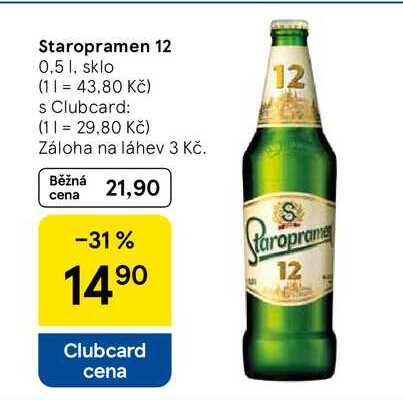 Staropramen 12, 0,5 l