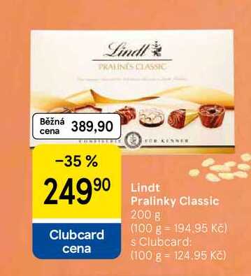 Lindt Pralinky Classic, 200 g