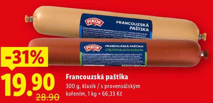 Francouzská paštika, 300 g