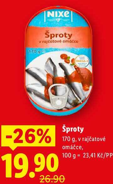 Šproty, 170 g