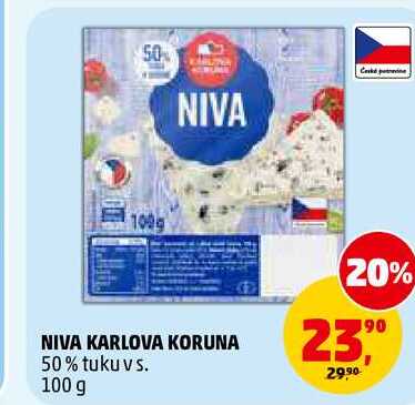 NIVA KARLOVA KORUNA, 100 g 