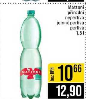Mattoni přírodní neperlivá jemně perlivá perlivá 1,5l