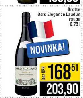 Brotte Bord Elegance Laudun rouge 0,75l