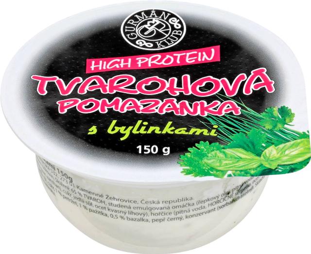 High Protein tvarohová pomazánka s bylinkami