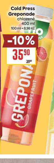 Cold Press Greponade chlazené 400 ml 