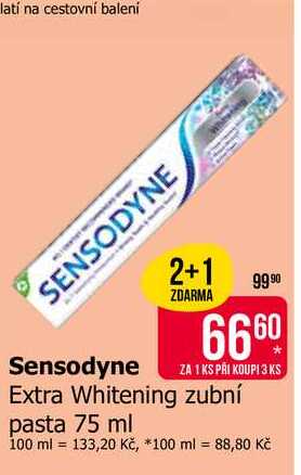 Sensodyne Extra Whitening zubní pasta 75 ml