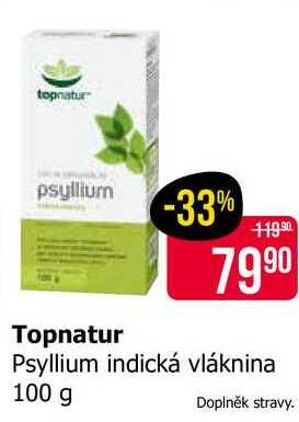 Topnatur Psyllium indická vláknina 100 g 