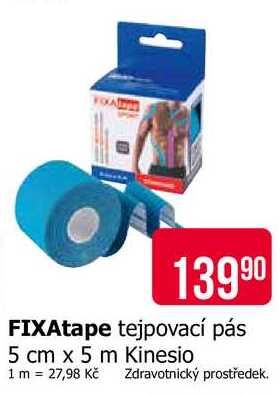 FIXAtape tejpovací pás 5 cm x 5 m Kinesio