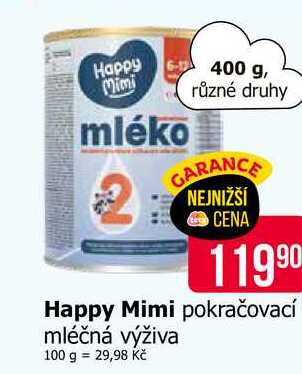 Happy Mimi mléko 400 g