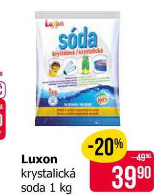 Luxon krystalická soda 1 kg 