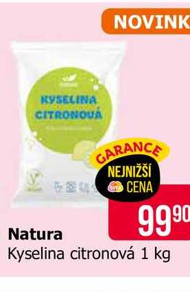 Natura Kyselina citronová 1 kg