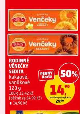 RODINNÉ VĚNEČKY SEDITA, 120 g 