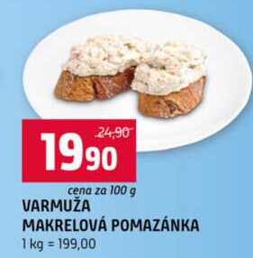 VARMUŽA MAKRELOVÁ POMAZÁNKA 100 g