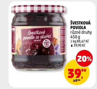 ŠVESTKOVÁ POVIDLA, 450 g