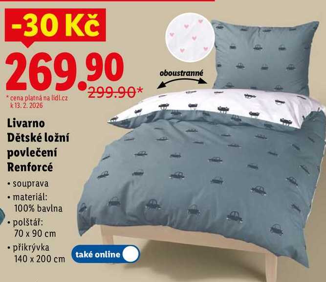 Livarno Dětské ložní povlečení Renforcé 
