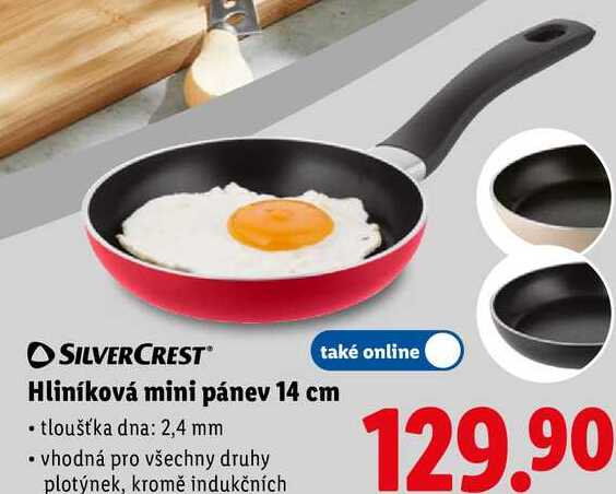 Hliníková mini pánev 14 cm