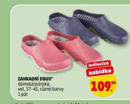 ZAHRADNÍ OBUV, 1 pár