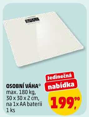 OSOBNÍ VÁHA, 1 ks