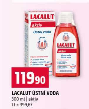 LACALUT ÚSTNÍ VODA 300 ml