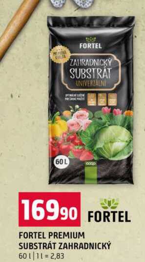 FORTEL PREMIUM SUBSTRÁT ZAHRADNICKÝ 60 l