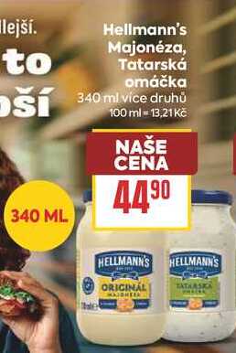 Hellmann's Majonéza, Tatarská omáčka 340ml