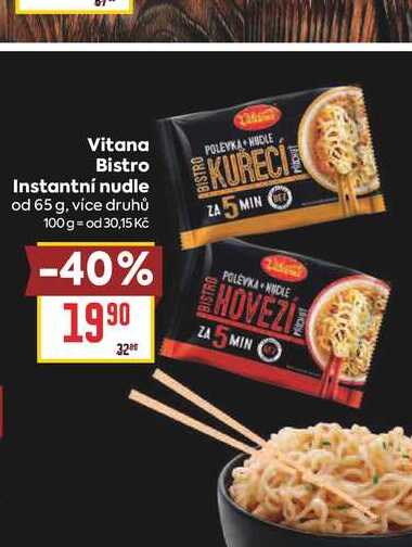 Vitana Bistro Instantní nudle od 65 g