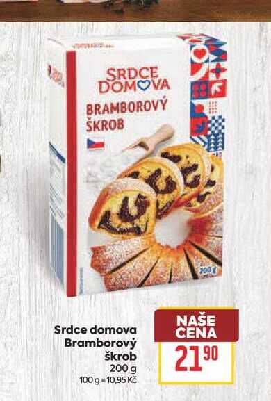 Srdce domova Bramborový škrob 200g