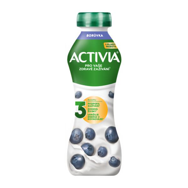 Activia Probiotický jogurtový nápoj borůvka