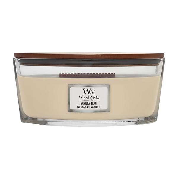 Wood Wick Vanilla Bean Vonná svíčka loď se dřevěným knotem