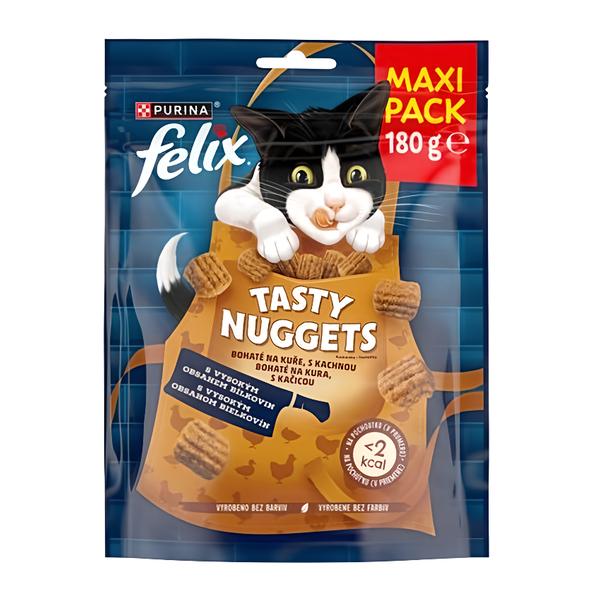 Felix Tasty Nuggets pamlsky pro kočky kuře, kachna
