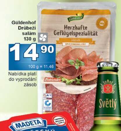 Güldenhof Drůbeží salám 130 g 