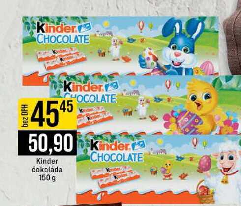 Kinder čokoláda 150 g 