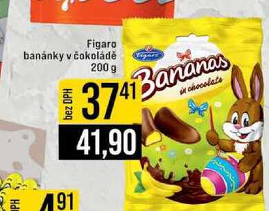 Figaro banánky v čokoládě 200 g 