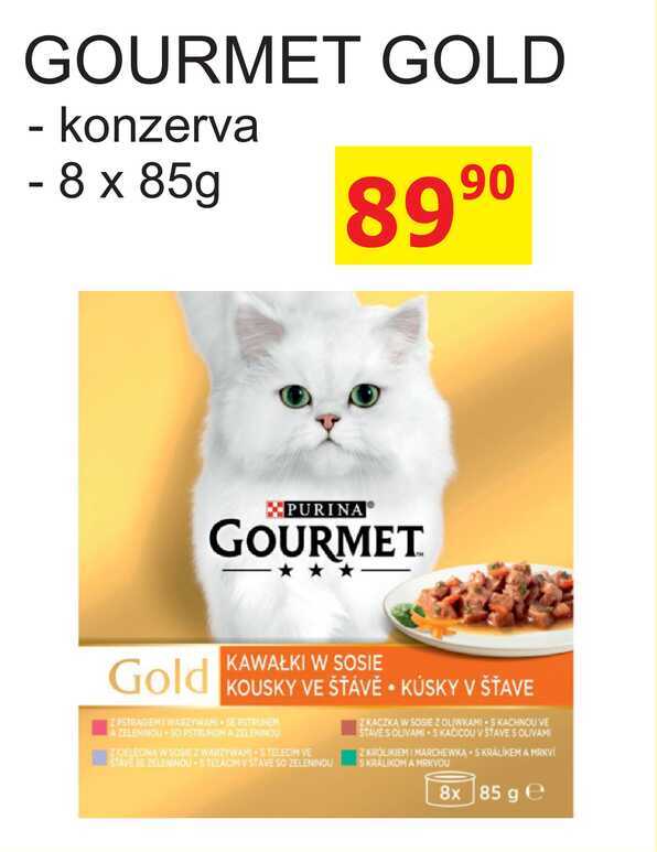 GOURMET GOLD, konzerva 8 x 85g 