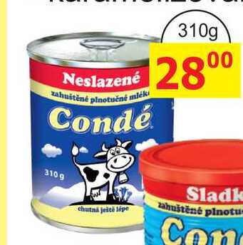 Condé neslazené 310g