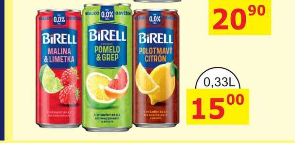 Birell s příchutí 330ml