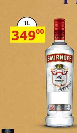 SMIRNOFF 1864 VODKA 1L 