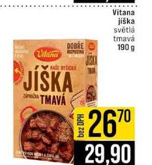 Vitana jiška světlá tmavá 190 g