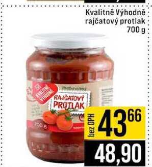 Kvalitně Výhodně rajčatový protlak 700 g