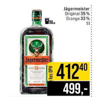 Jägermeister Original 35 % Orange 33 % 1l