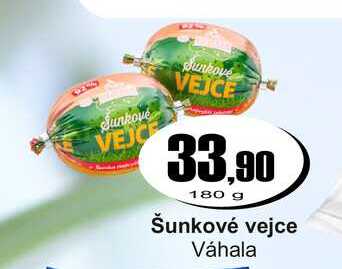 Šunkové vejce Váhala 180g