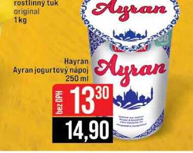 Hayran Ayran jogurtový nápoj 250 ml