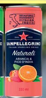 SANPELLEGRINO Naturali ARANCIA & FICO D'INDIA 330 ml 