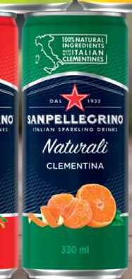 SANPELLEGRINO Naturali CLEMENTINA 330 ml 