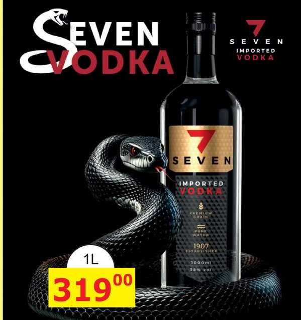 SEVEN VODKA 1L 