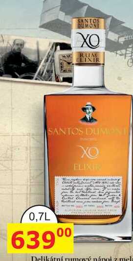 Santos Dumont XO Elixir 0,7l 40%